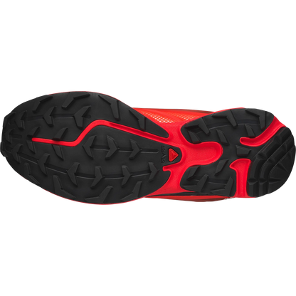Black / Fiery Red / White