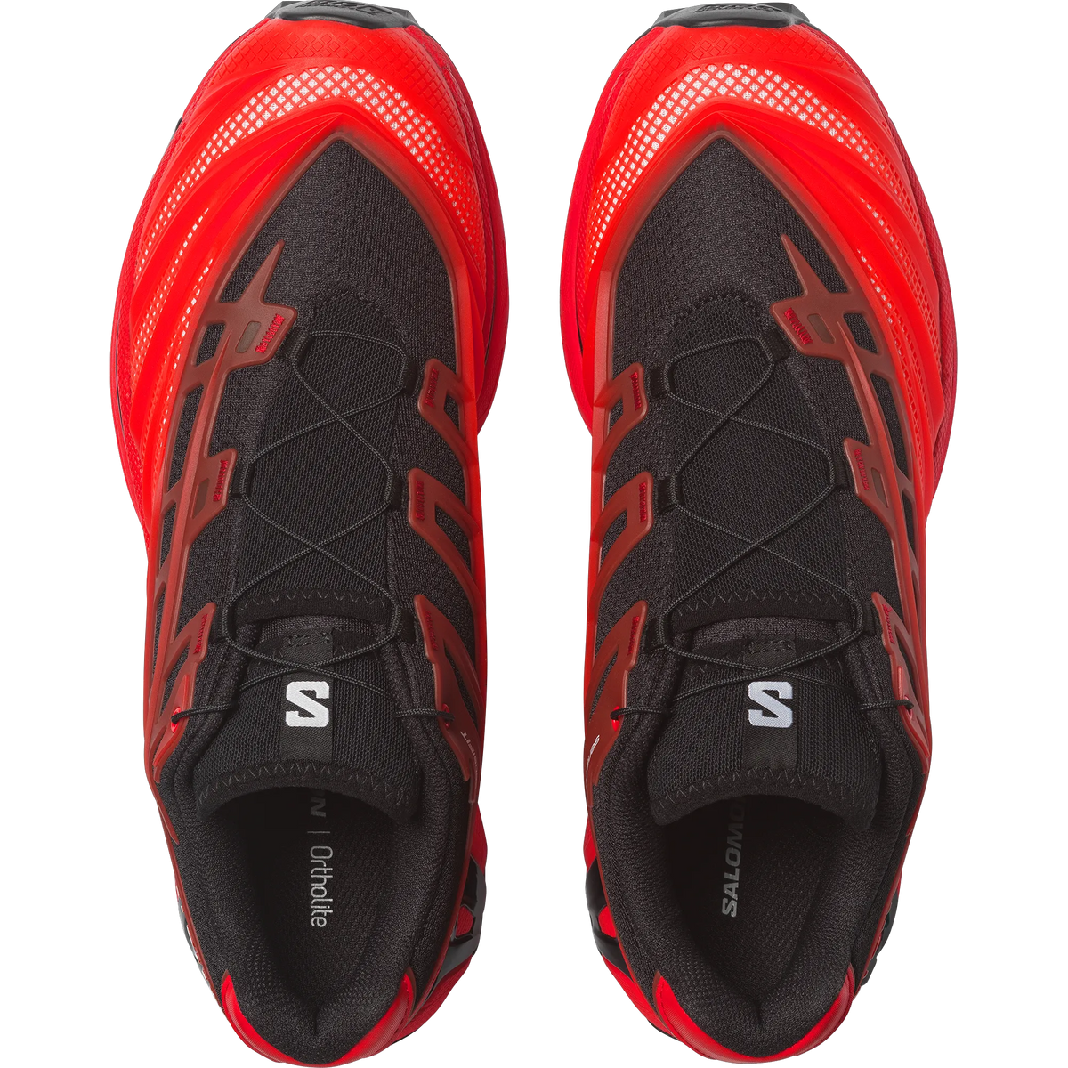 Black / Fiery Red / White