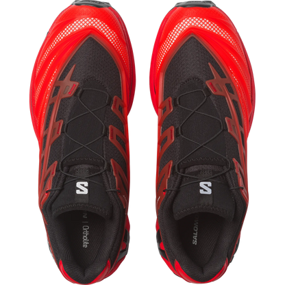 Black / Fiery Red / White