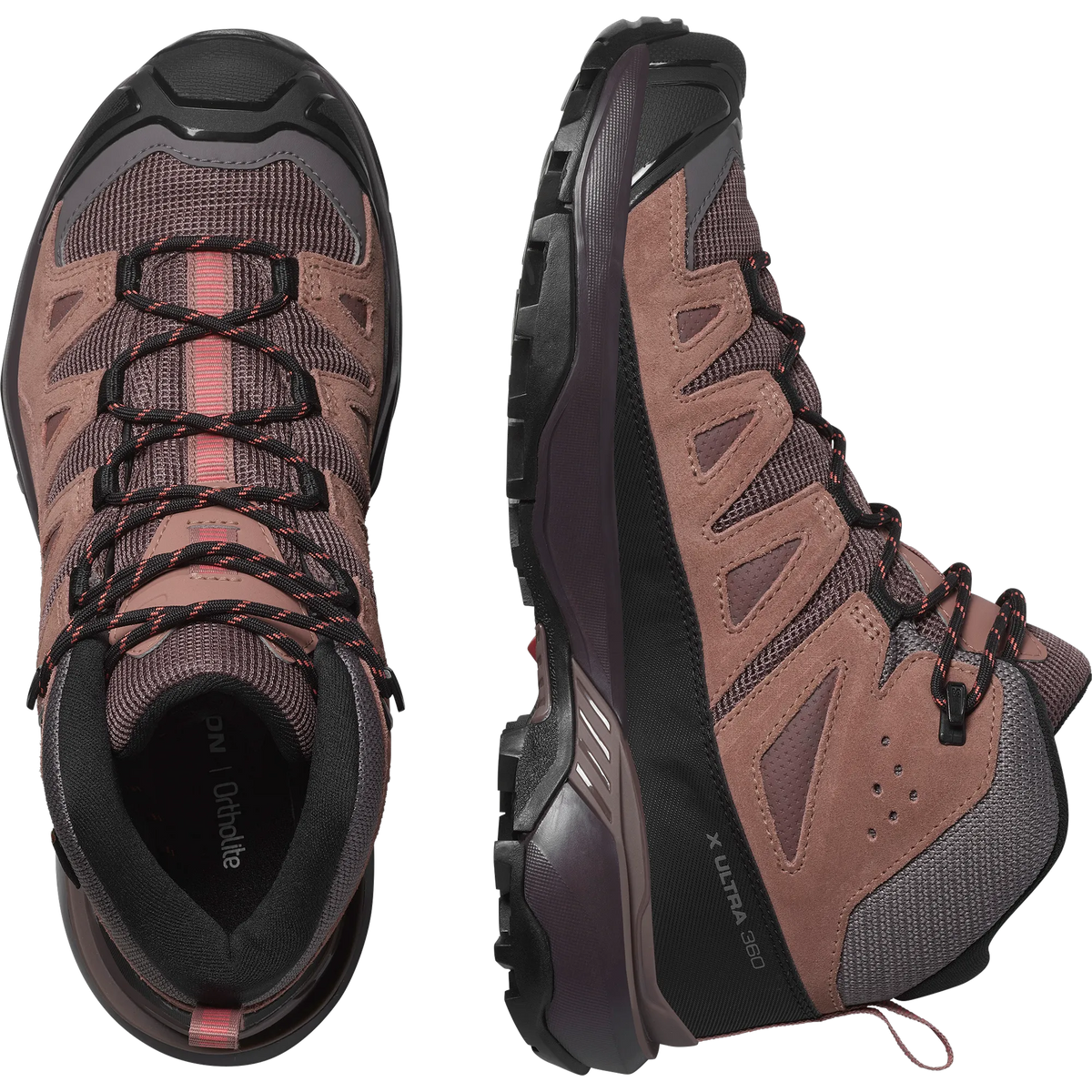 Peppercorn / Cognac / Hot Coral